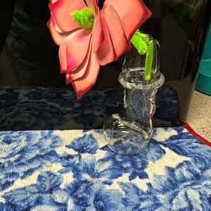 Glass penis vase
